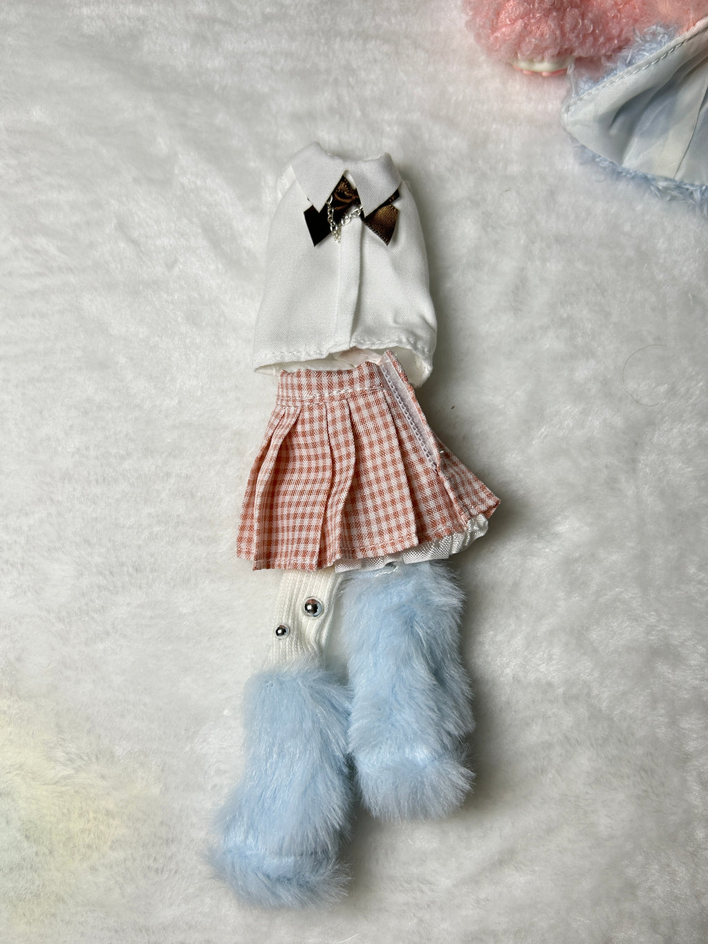 Pastel Fluffy Doll Outfit Set