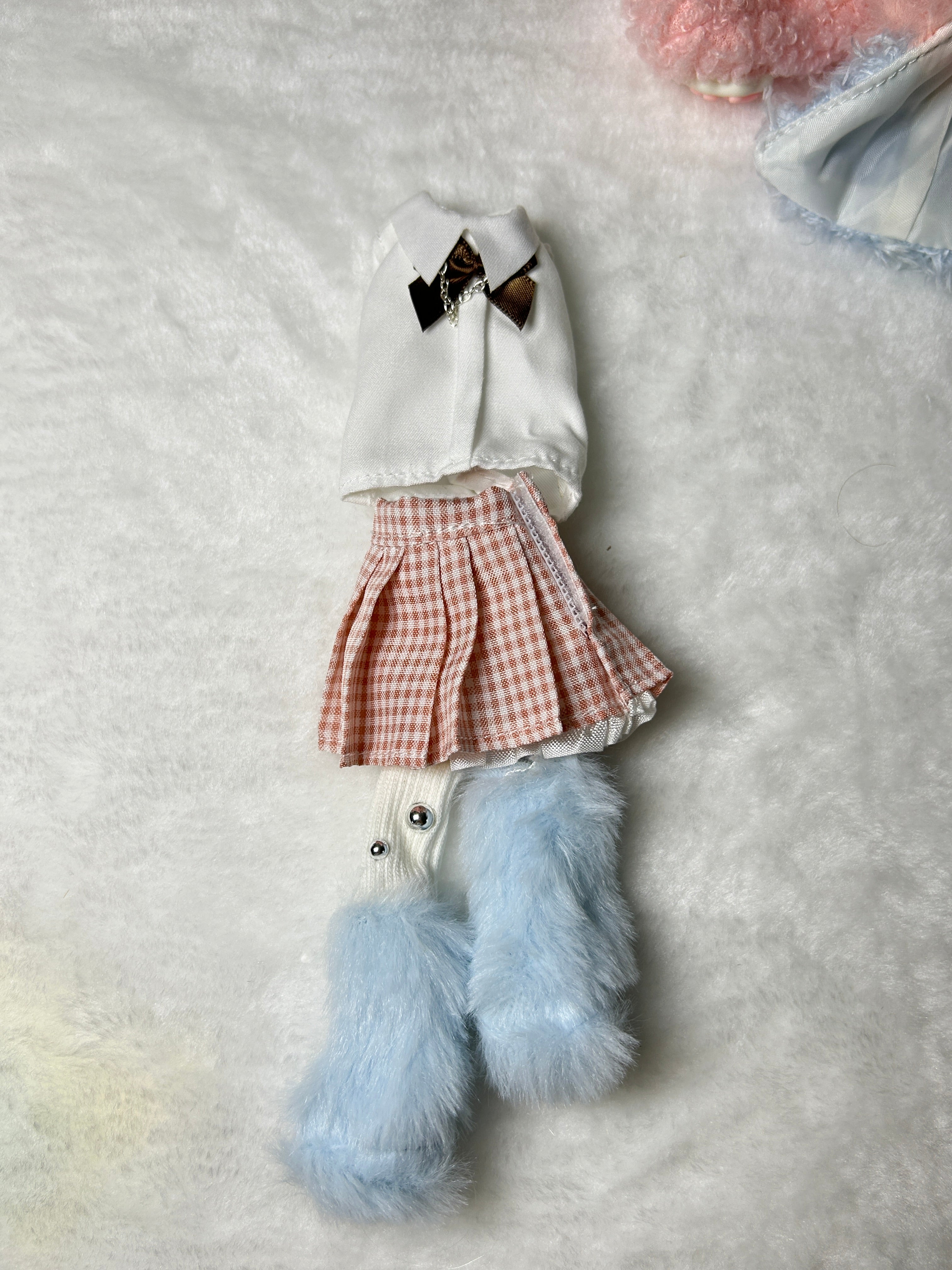 Pastel Fluffy Doll Outfit Set